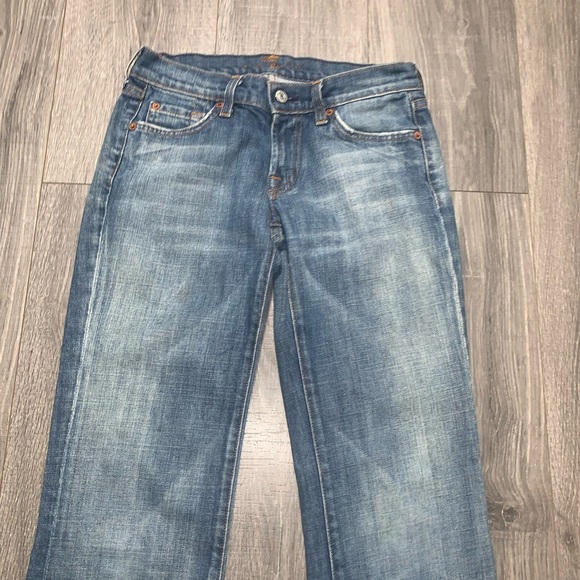 7 for all mankind sz 25 bootcut jeans - Picture 3 of 5